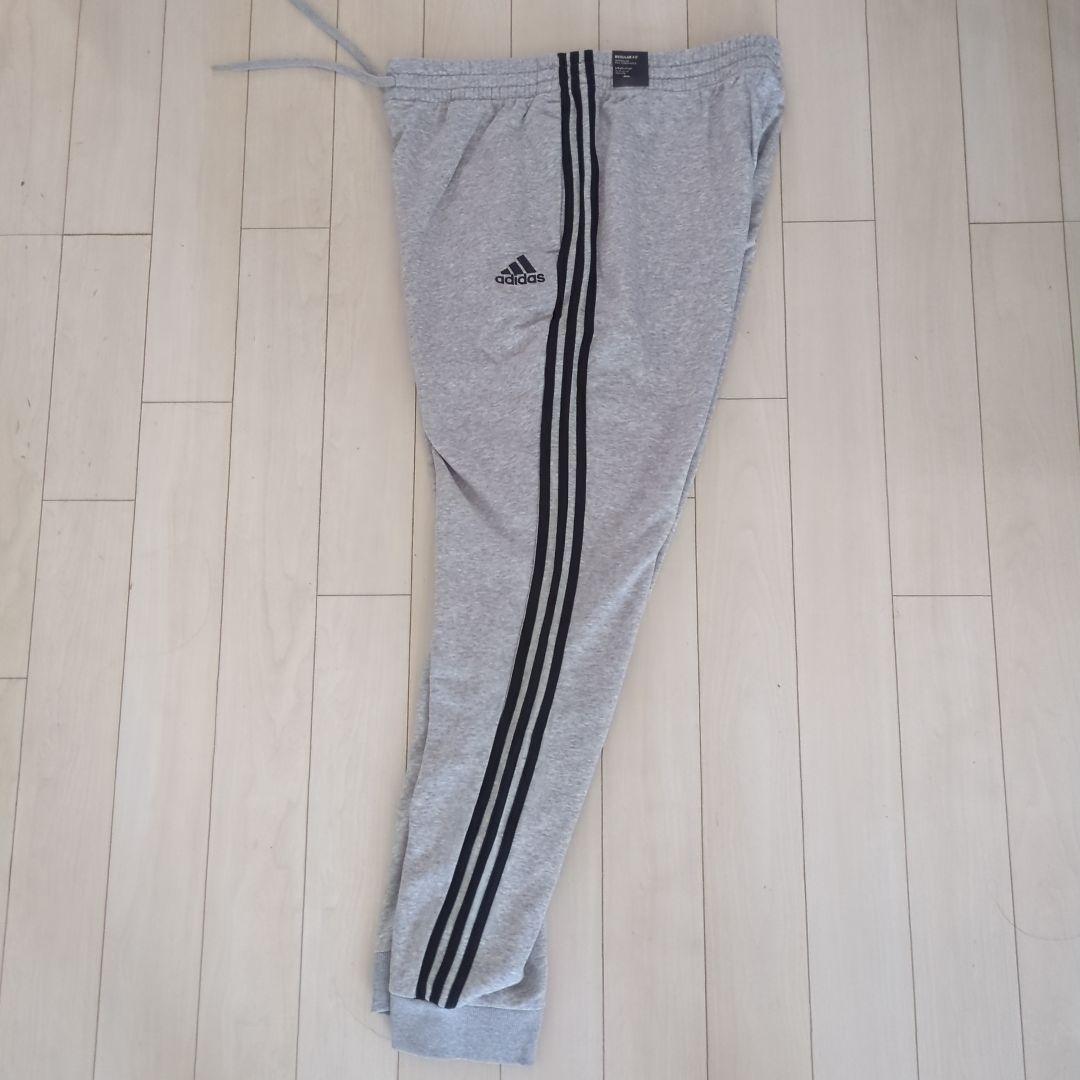 【新品・稀少サイズ4XO】アディダス フルジップスウェットパーカー 上下セット