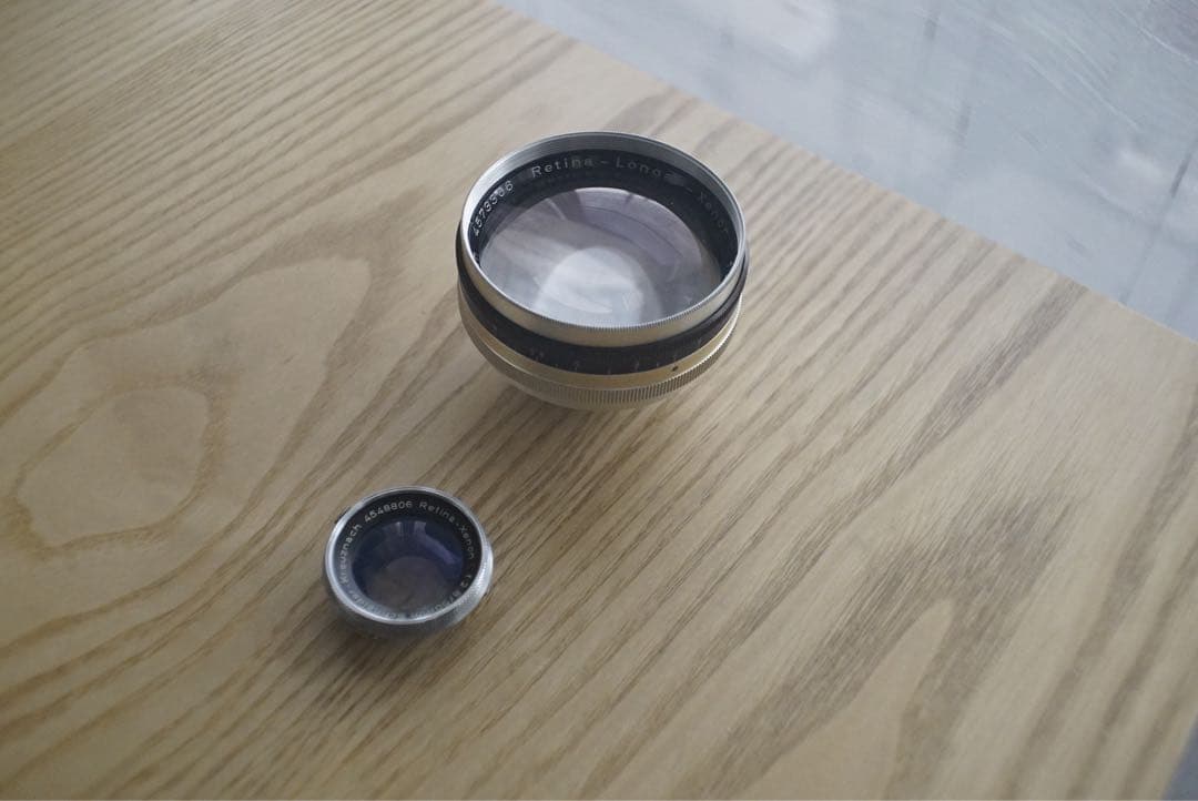 KODAK RETINA IIC Leica-M マウント、Xenonレンズ3本