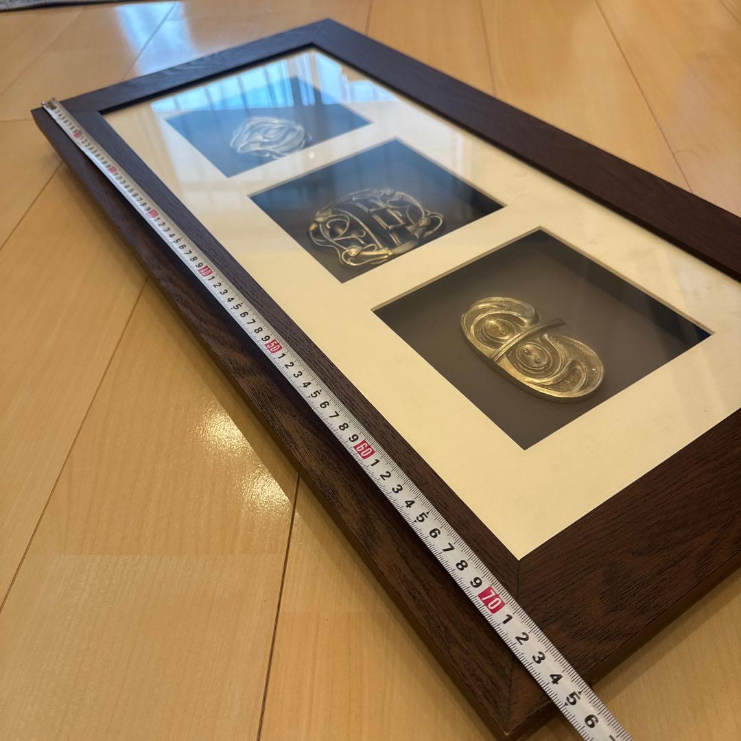 アジアンアンティーク調　バックルの壁掛けオブジェ