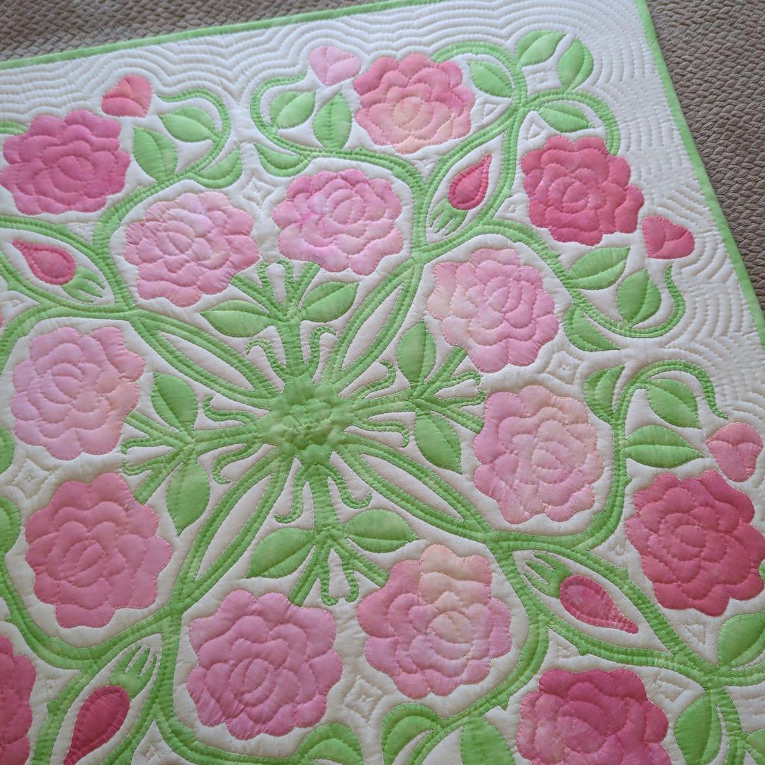 ハワイアンキルトタペストリー　モカ