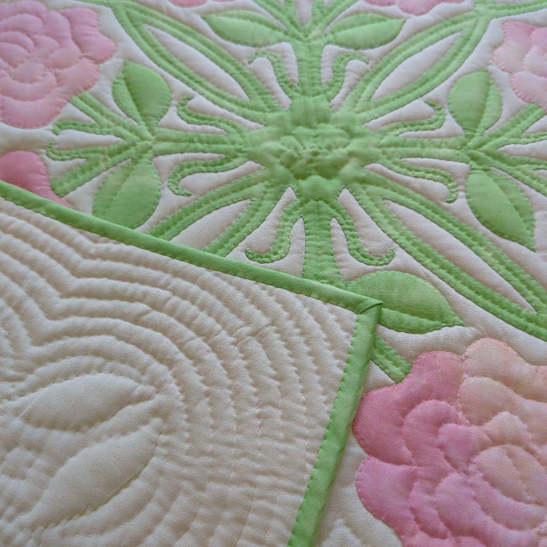 ハワイアンキルトタペストリー　モカ