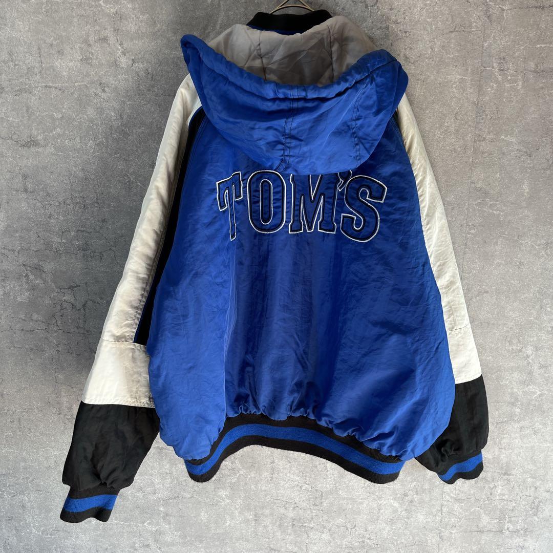 TOM'S TOYOTA ナイロンジャケット　XL相当　刺繍　レーシングab