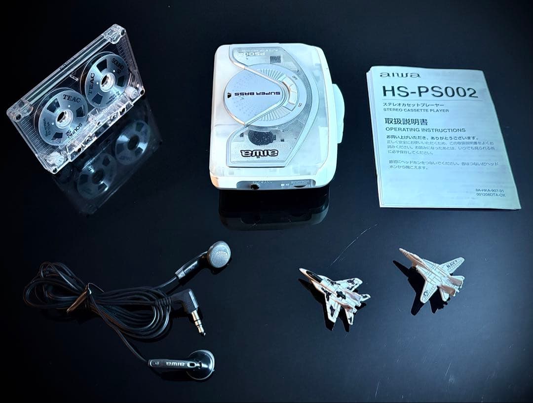 カセットウォークマン AIWA PS002 白色 「整備済み、完動美品」