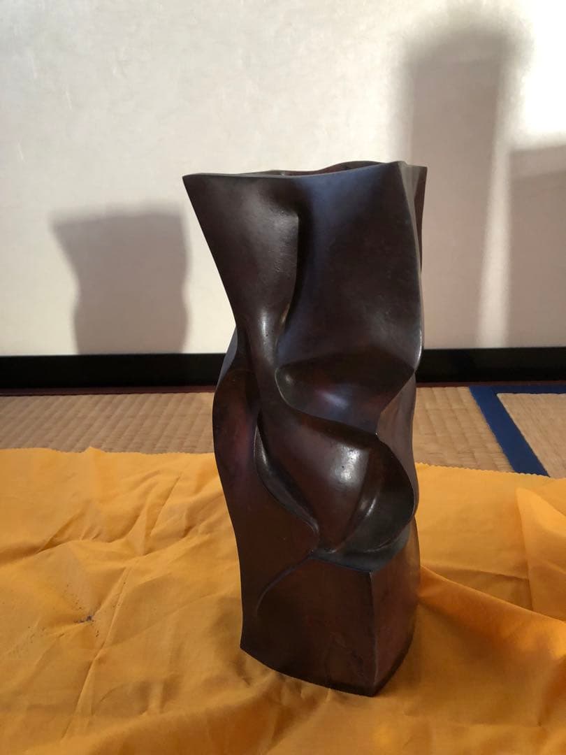 朱銅　満腔　大角勲　氏作　共箱入