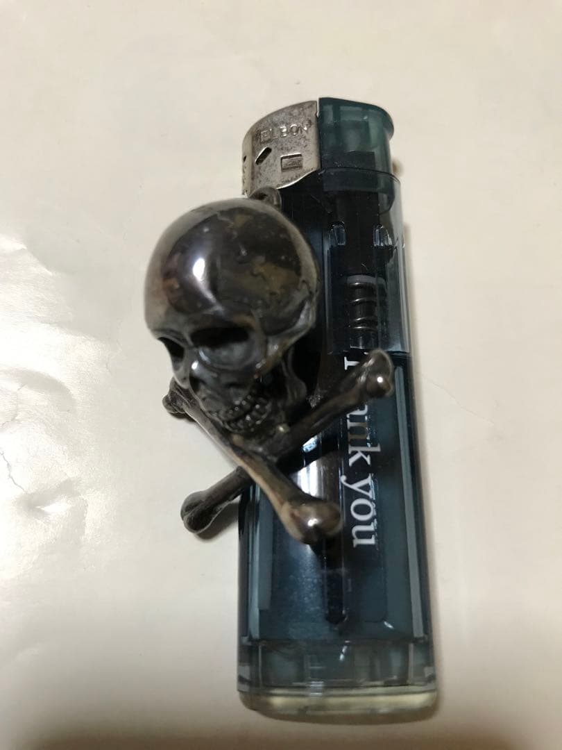 スカル ペンダントトップ シルバー製 クリームソーダ ピンクドラゴン