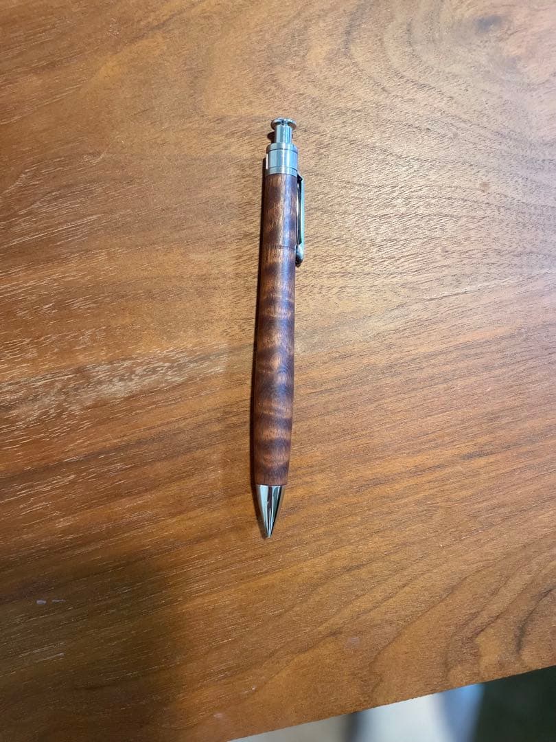 サペリ杢シャープペンシル　工房楔