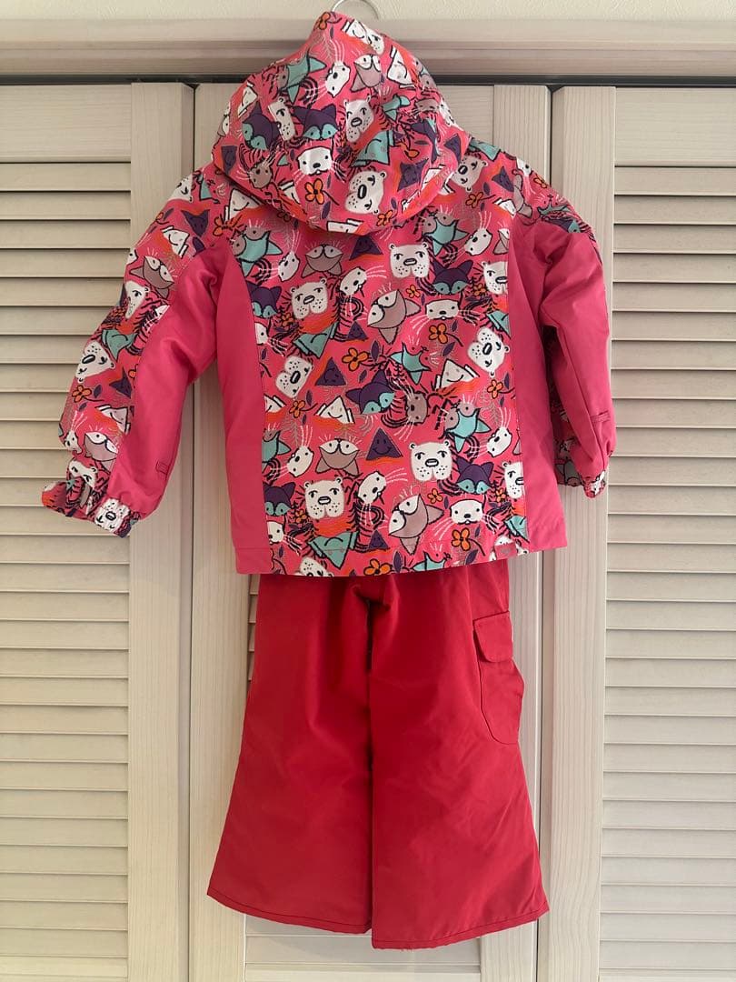 美品♡キッズ　スキーウェアセット Roxy ピンク　3歳 4歳5歳