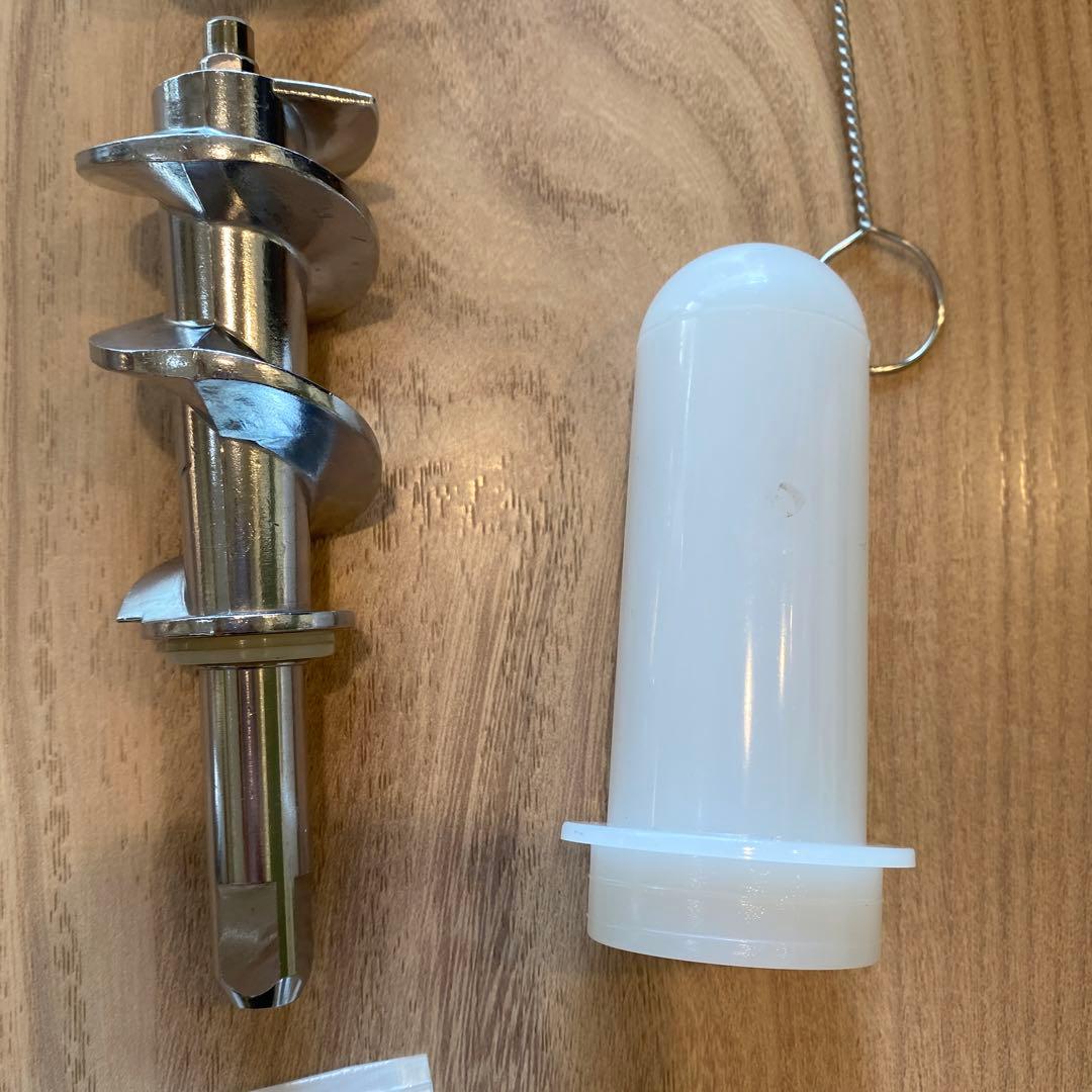 ステンレス製ミートグラインダーアタッチメント