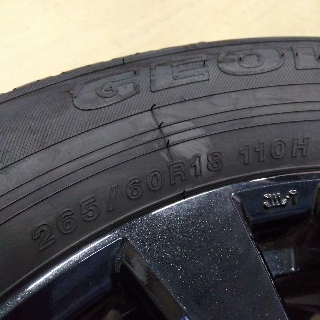 送料込 ミツビシ トライトン 純正タイヤ&ホイール4本セット 走行わずか