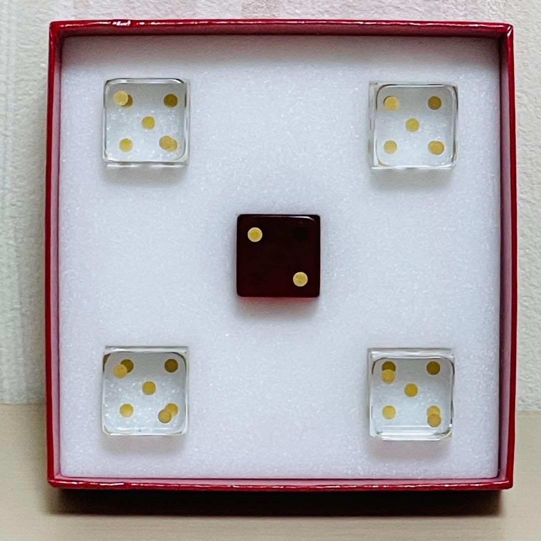 Baccarat バカラ サイコロ ダイス フィギュリン 置物 クリスタル