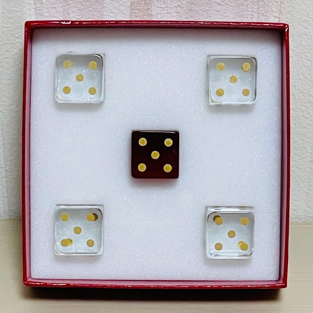 Baccarat バカラ サイコロ ダイス フィギュリン 置物 クリスタル