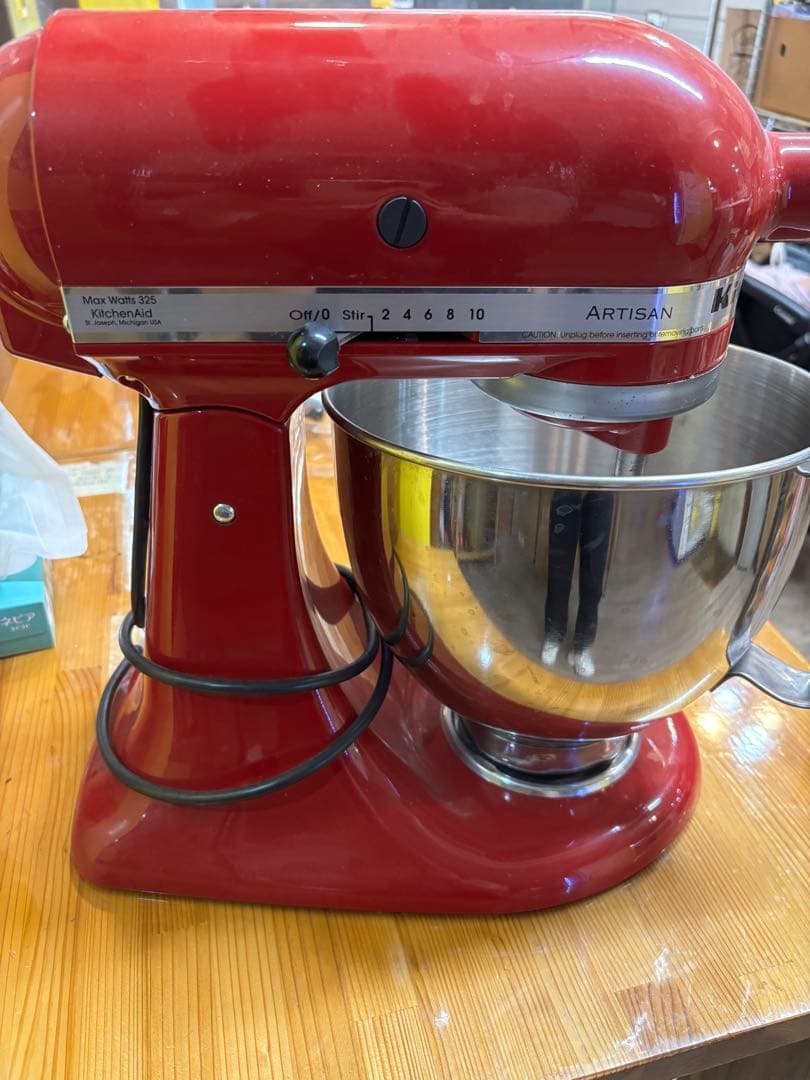 KitchenAid Artisan レッド ミキサー