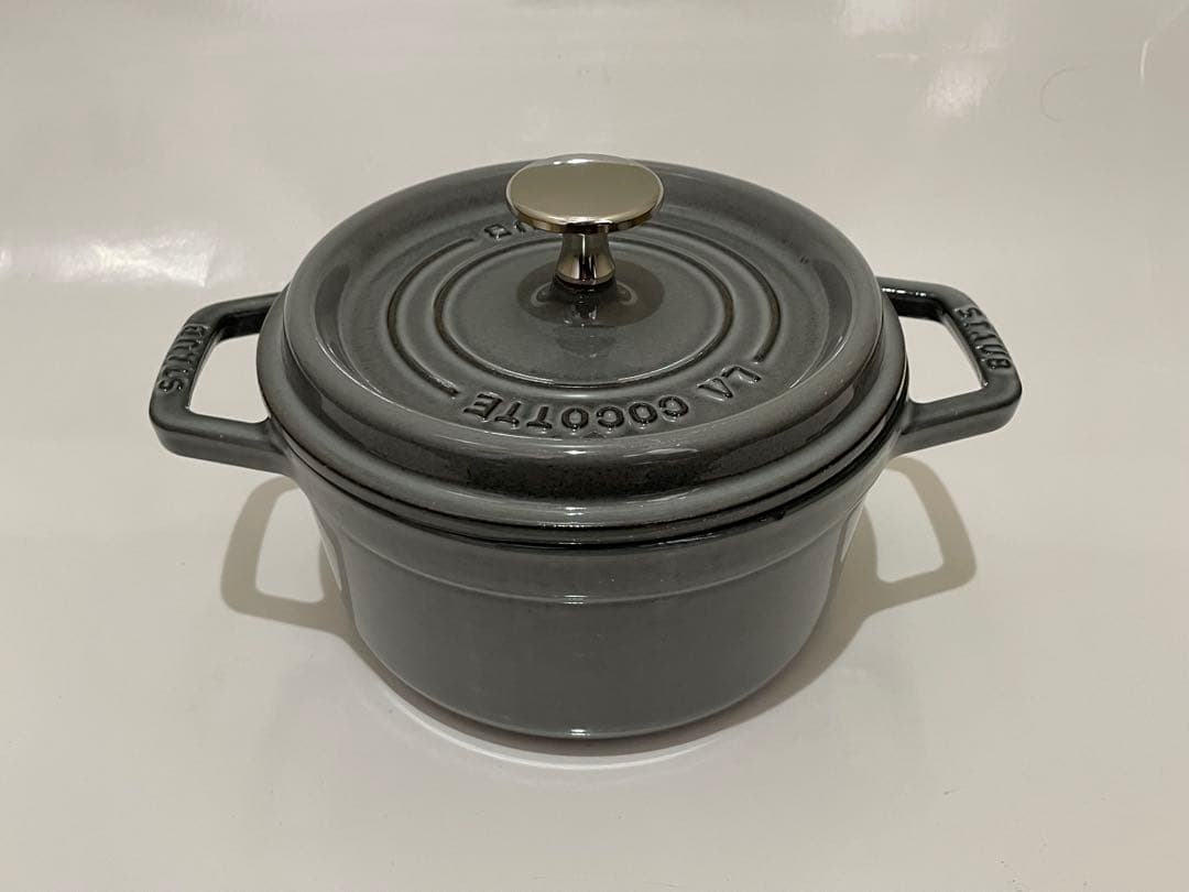 ストウブ　ココット 16cm グレー