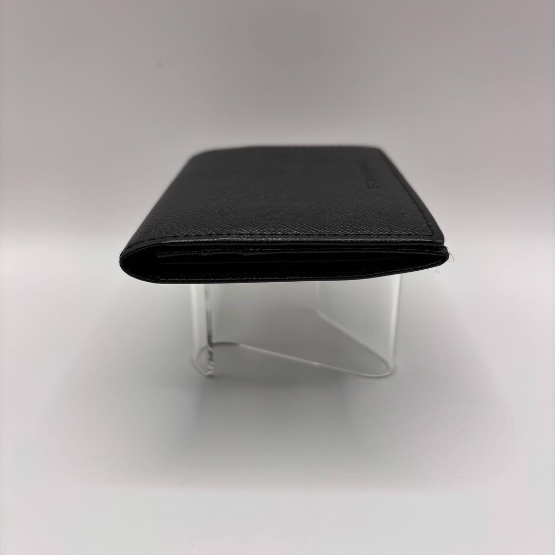 【美品】BURBERRY　名刺入れ　カードケース　ブラック　型押し　ノバチェック