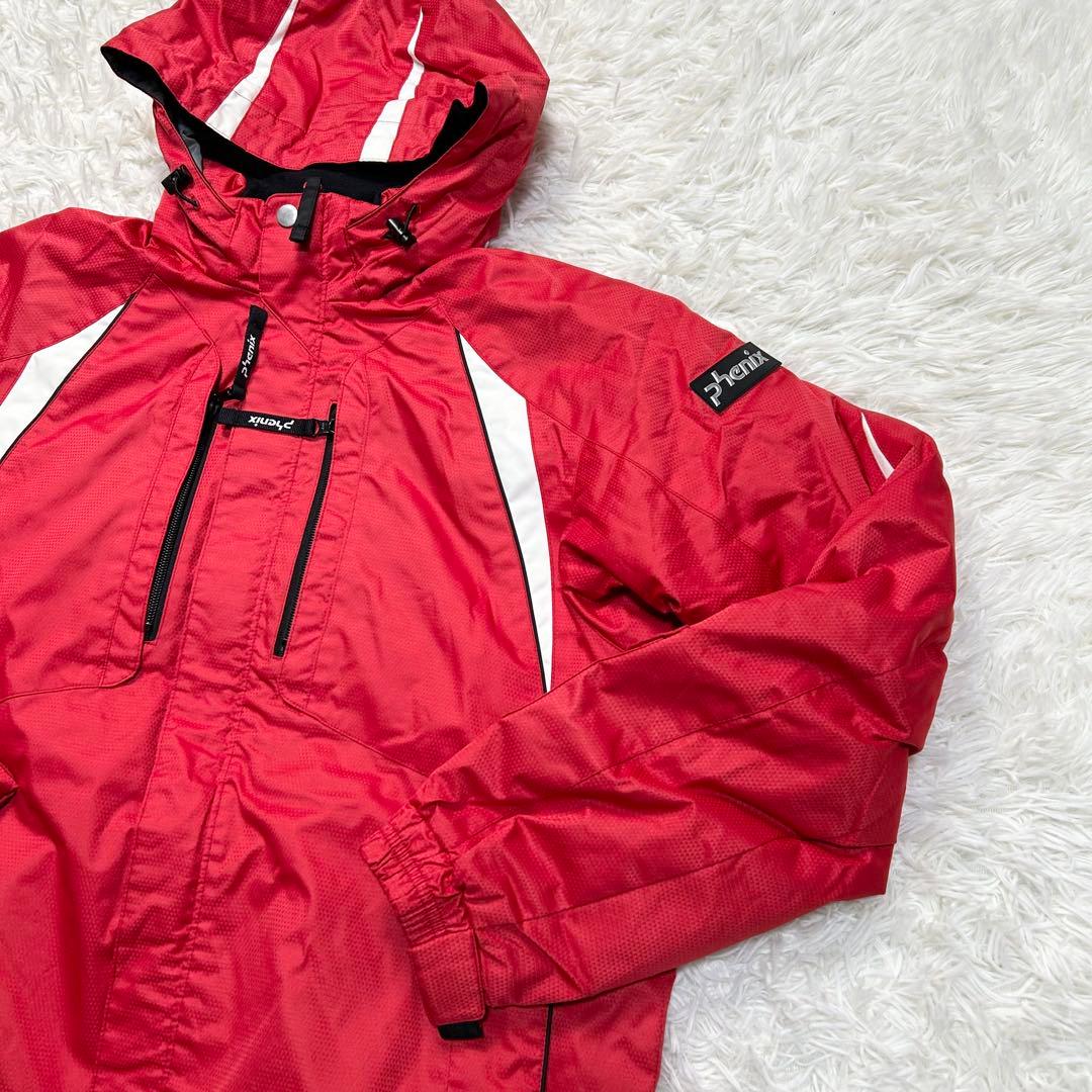 美品 Phoenix フェニックス スキーウェア メンズ M相当 赤 黒