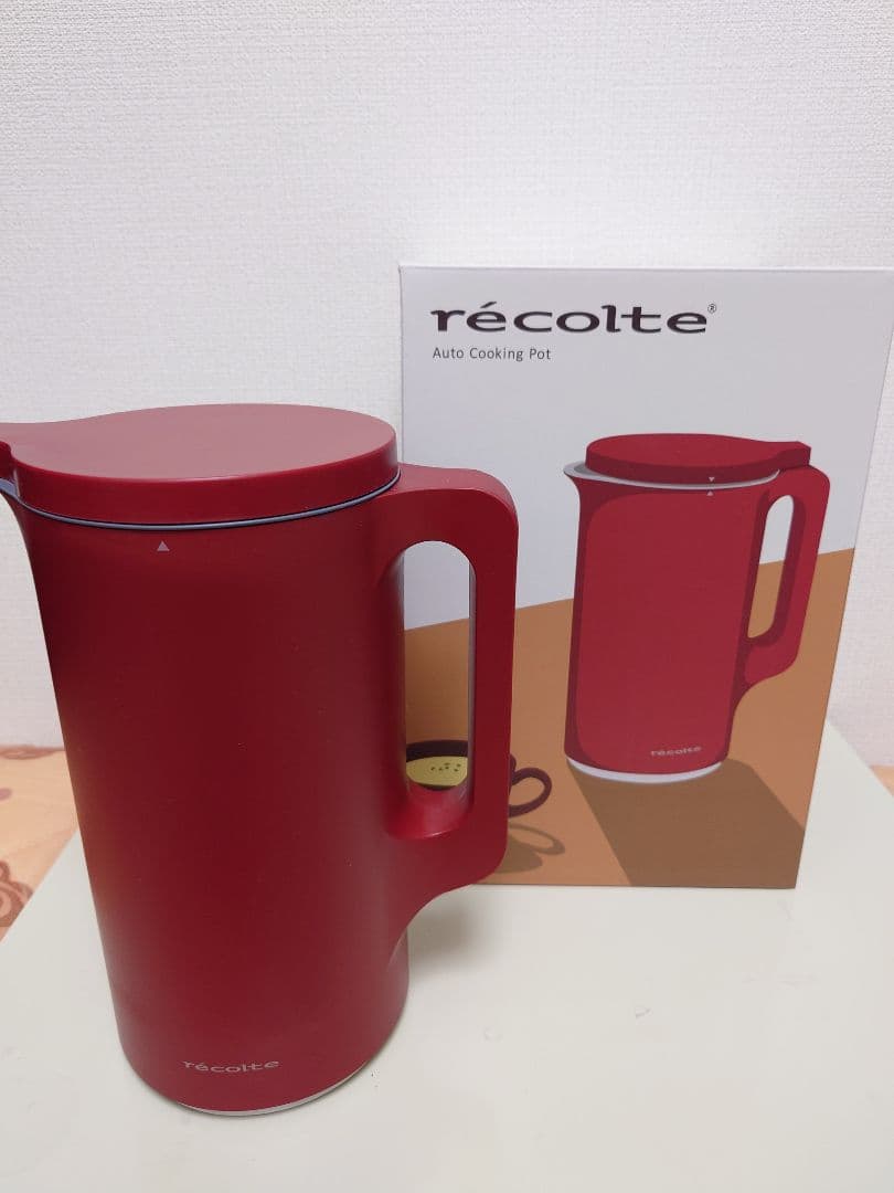 récolte レコルト　オートクッキングポット レッド 　RSY-2 未使用