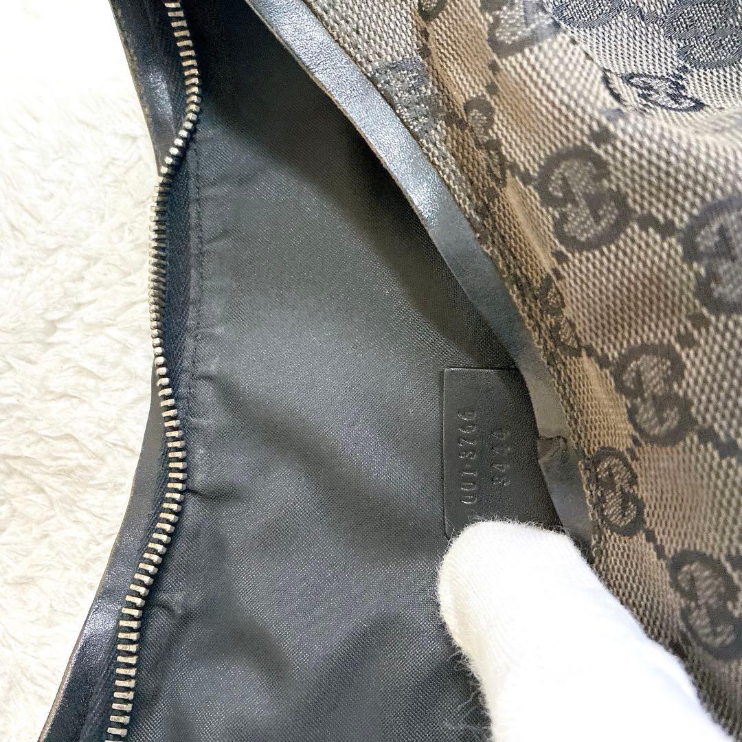 GUCCI グッチ　ワンショルダー　ハンドバッグ　保存袋　GG キャンバス