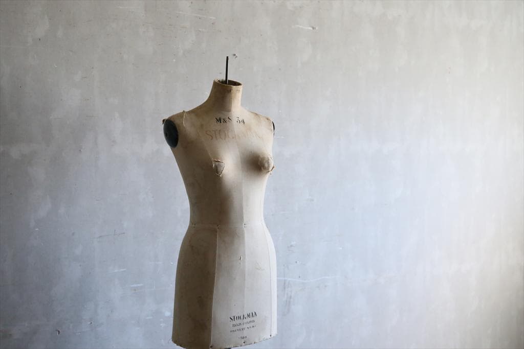 フランスアンティークSTOCKMANストックマン製トルソー/マネキン80-203