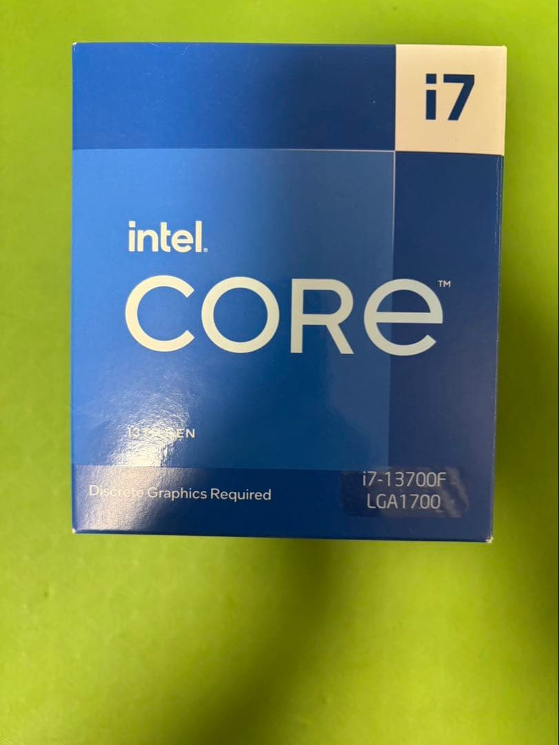 Intel Core i7-13700F 動作確認済み