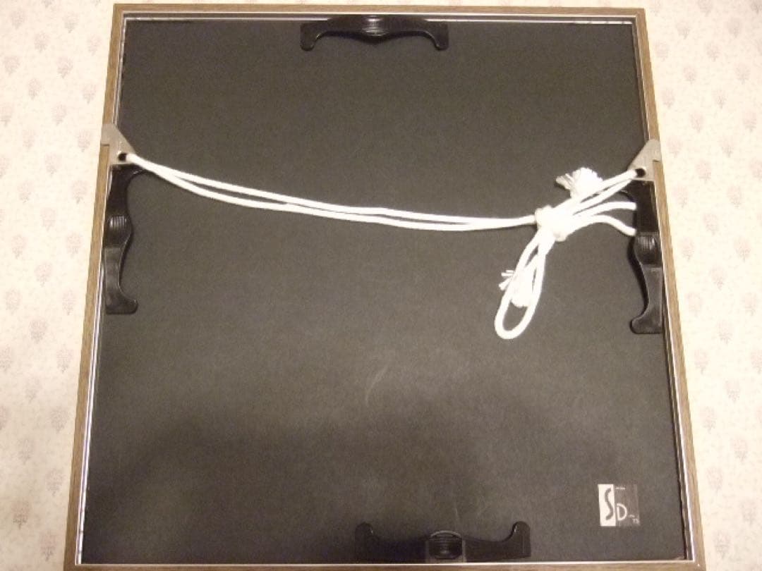 アンティークレース　ベルギー　額装