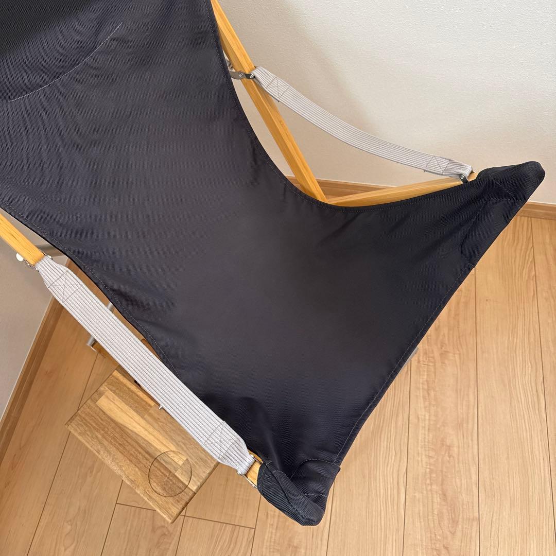 スノーピーク Take!チェア ロング ブラック【ハンドメイドテーブル付き】