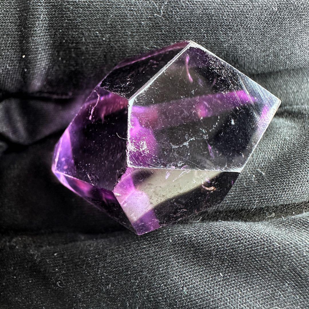高品質❗アメジスト☆レインボー☆2点セットパワーストーン 置物 天然石A1253