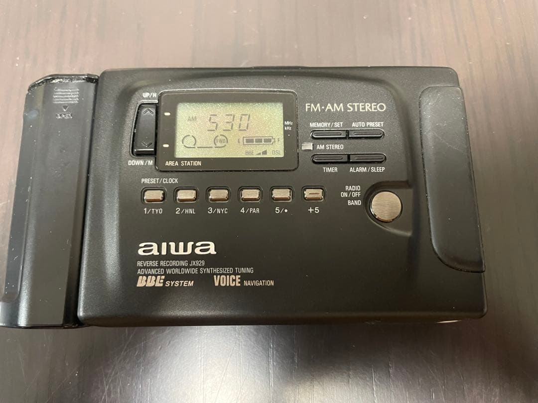 aiwaカセットレコーダーHS-JX929 現状品 動作確認済み