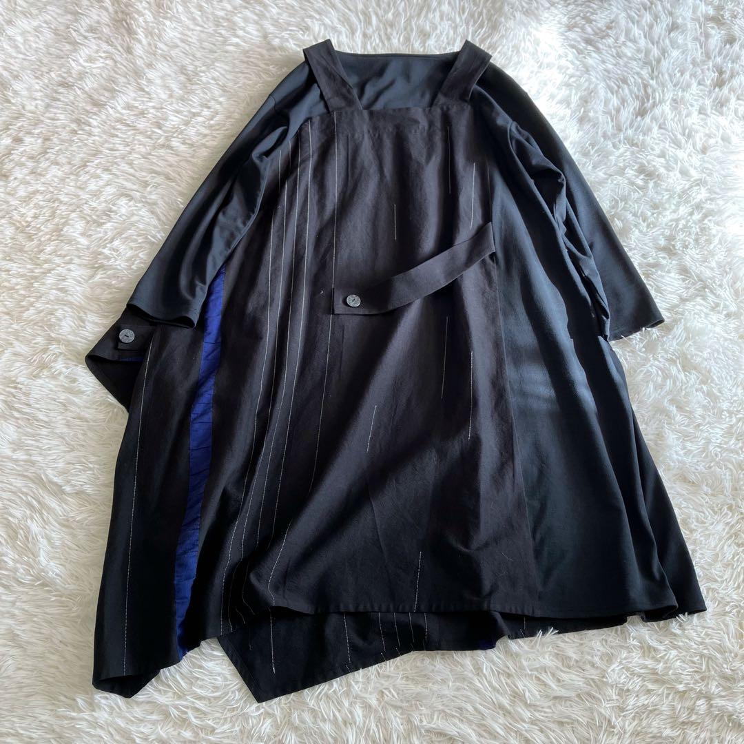 センソユニコ 慈雨 レイヤード 重ね着風 変形 ワンピース