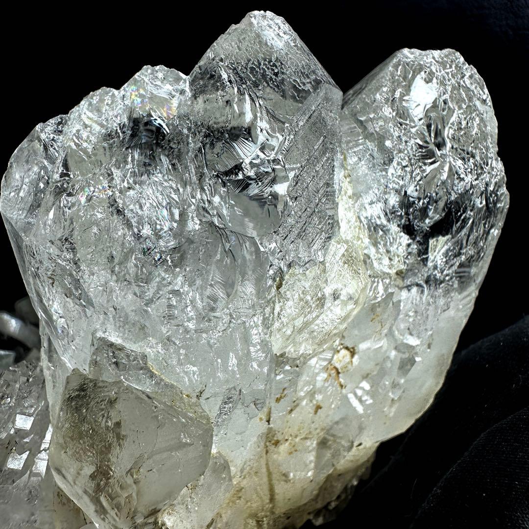 希少高透明度❗️マニカラン産☆虹入り☆ヒマラヤ水晶クラスター超強いパワーA1347