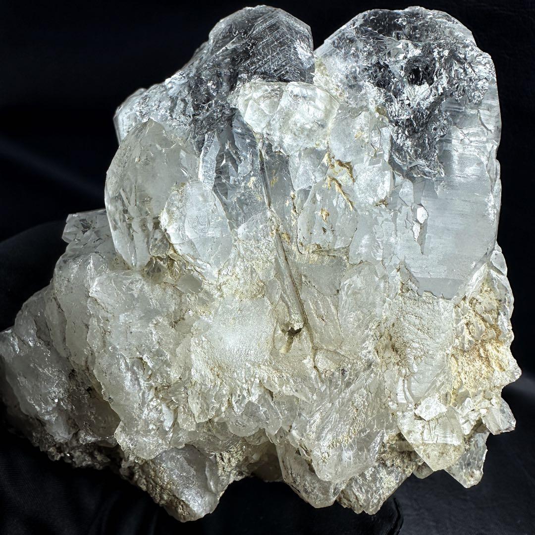 希少高透明度❗️マニカラン産☆虹入り☆ヒマラヤ水晶クラスター超強いパワーA1347