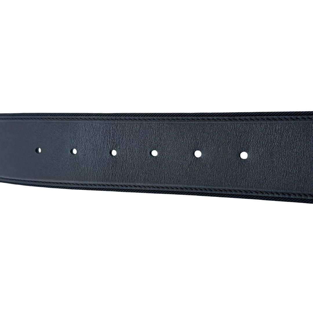 カルティエ パンテール レザー ゴールド金具 ベルト 表記 M ブラック