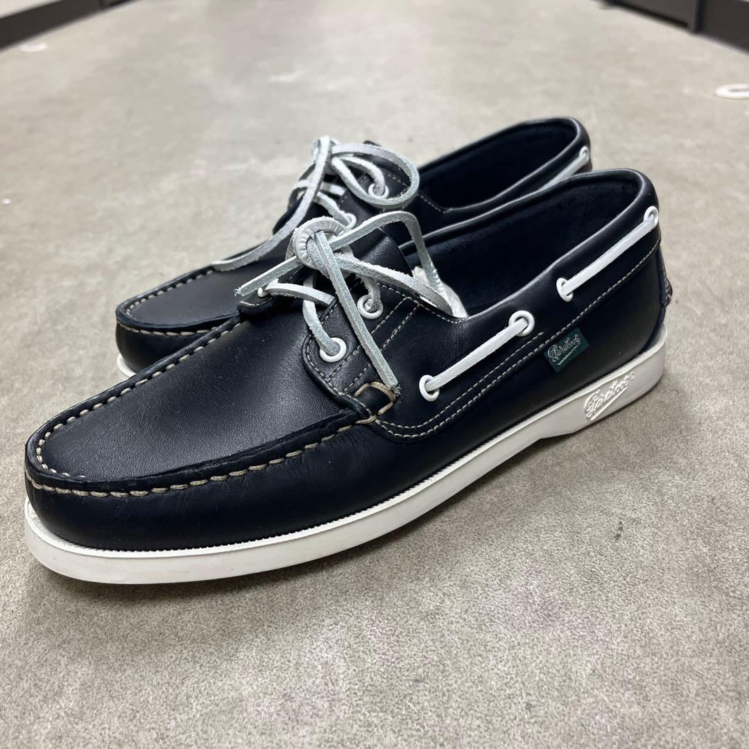 パラブーツ　paraboot デッキシューズ ネイビー　紺　新品　未使用