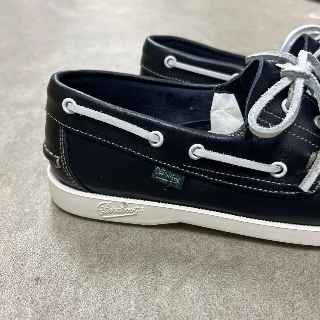 パラブーツ　paraboot デッキシューズ ネイビー　紺　新品　未使用