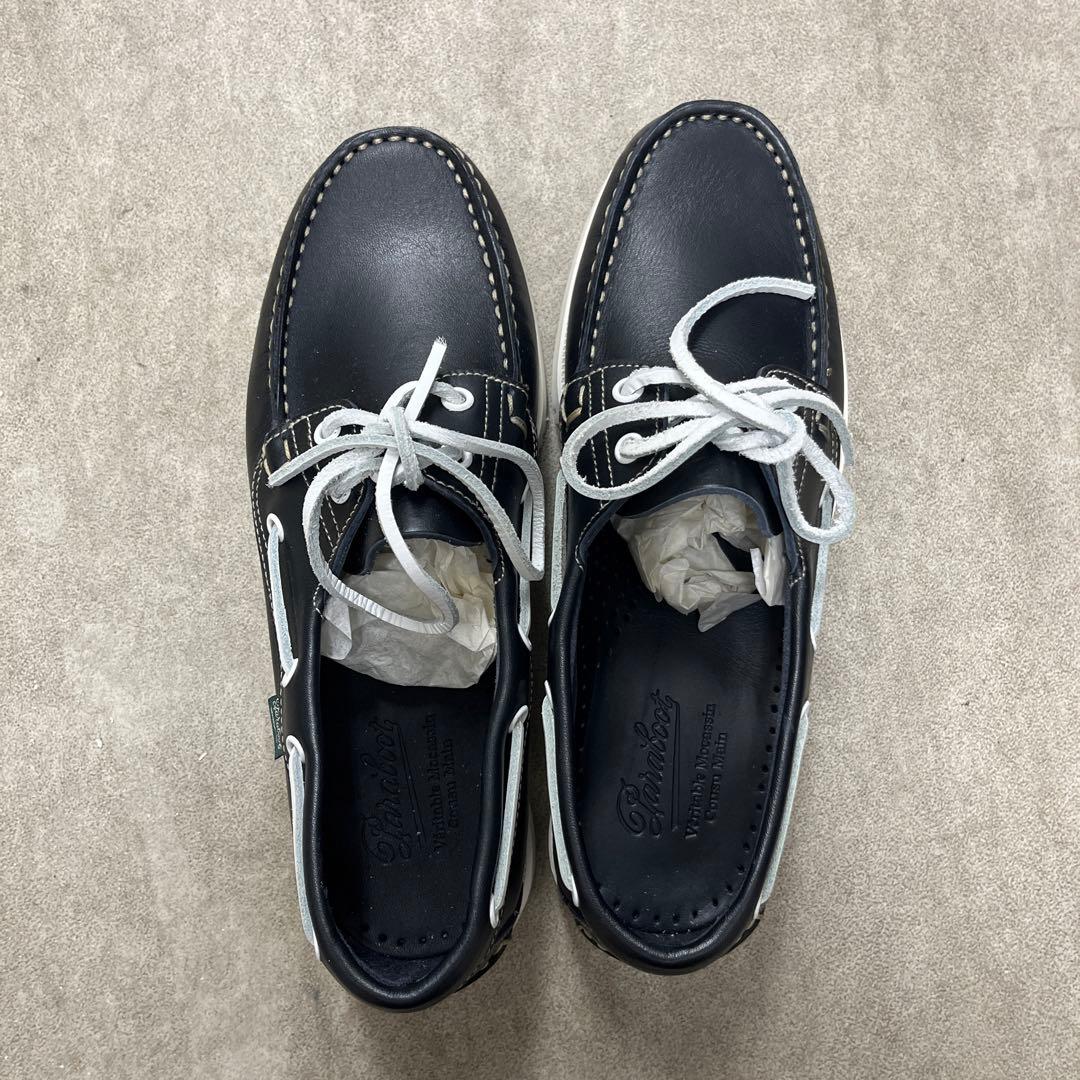 パラブーツ　paraboot デッキシューズ ネイビー　紺　新品　未使用