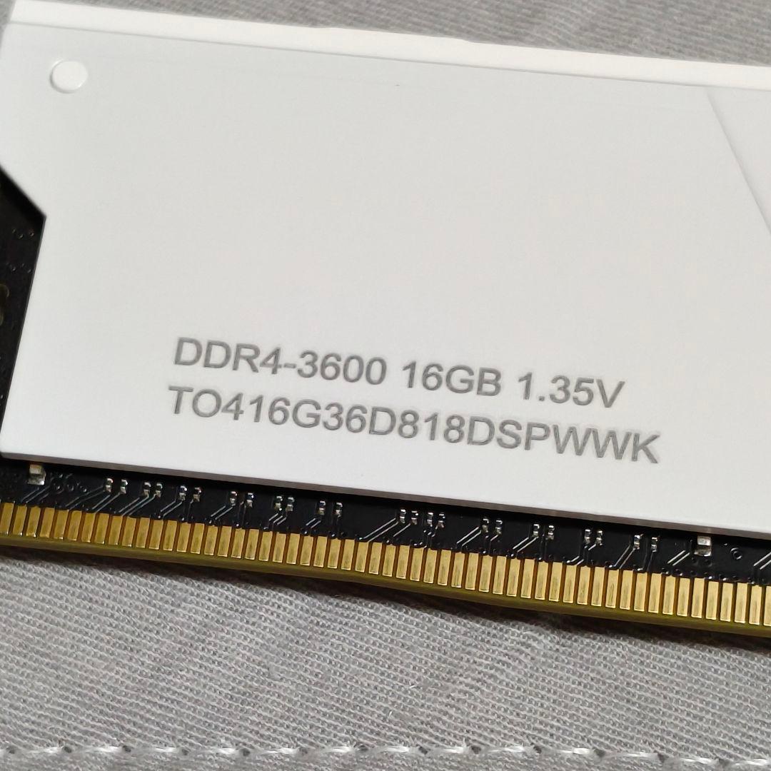 v-color デスクトップ用 メモリ DDR4 3600MHz 16GBx2