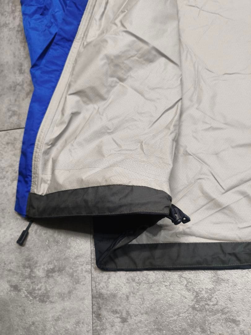 patagonia トレントシェルジャケット　XL ブルー×ブラック