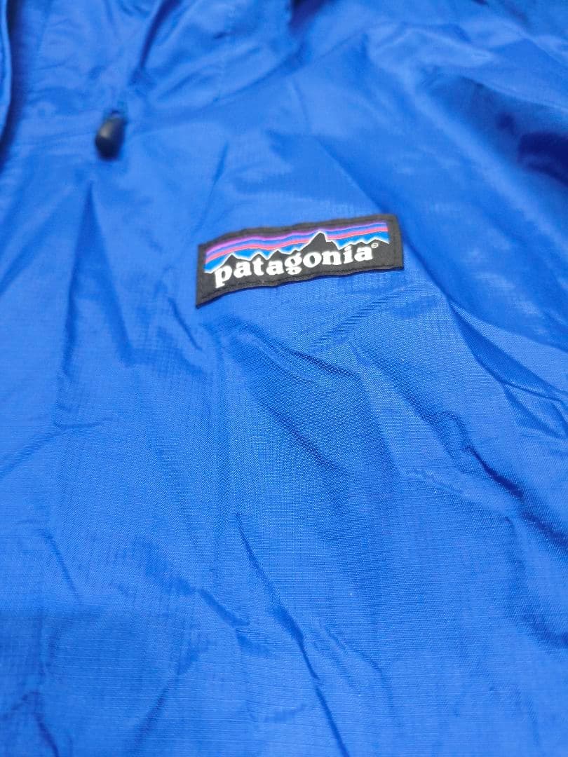 patagonia トレントシェルジャケット　XL ブルー×ブラック