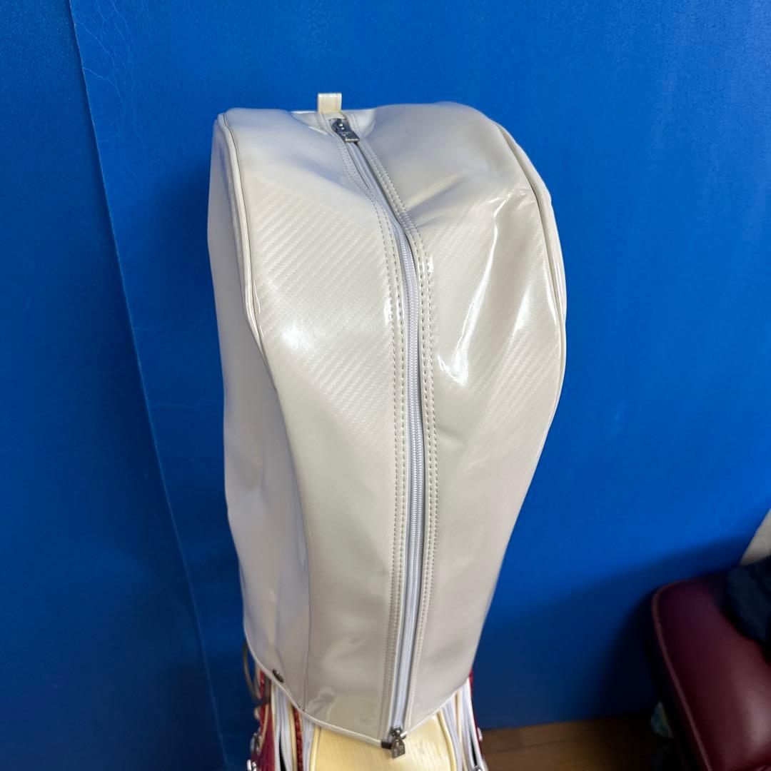 激レア モデル プロ PGATOUR 赤クロコ キャディバッグ 3点式