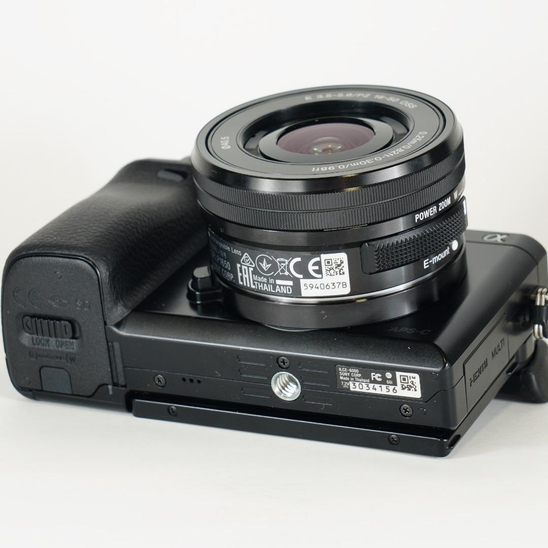 【レザーケース付】SONY ミラーレス α6000 ILCE-6000L 黒