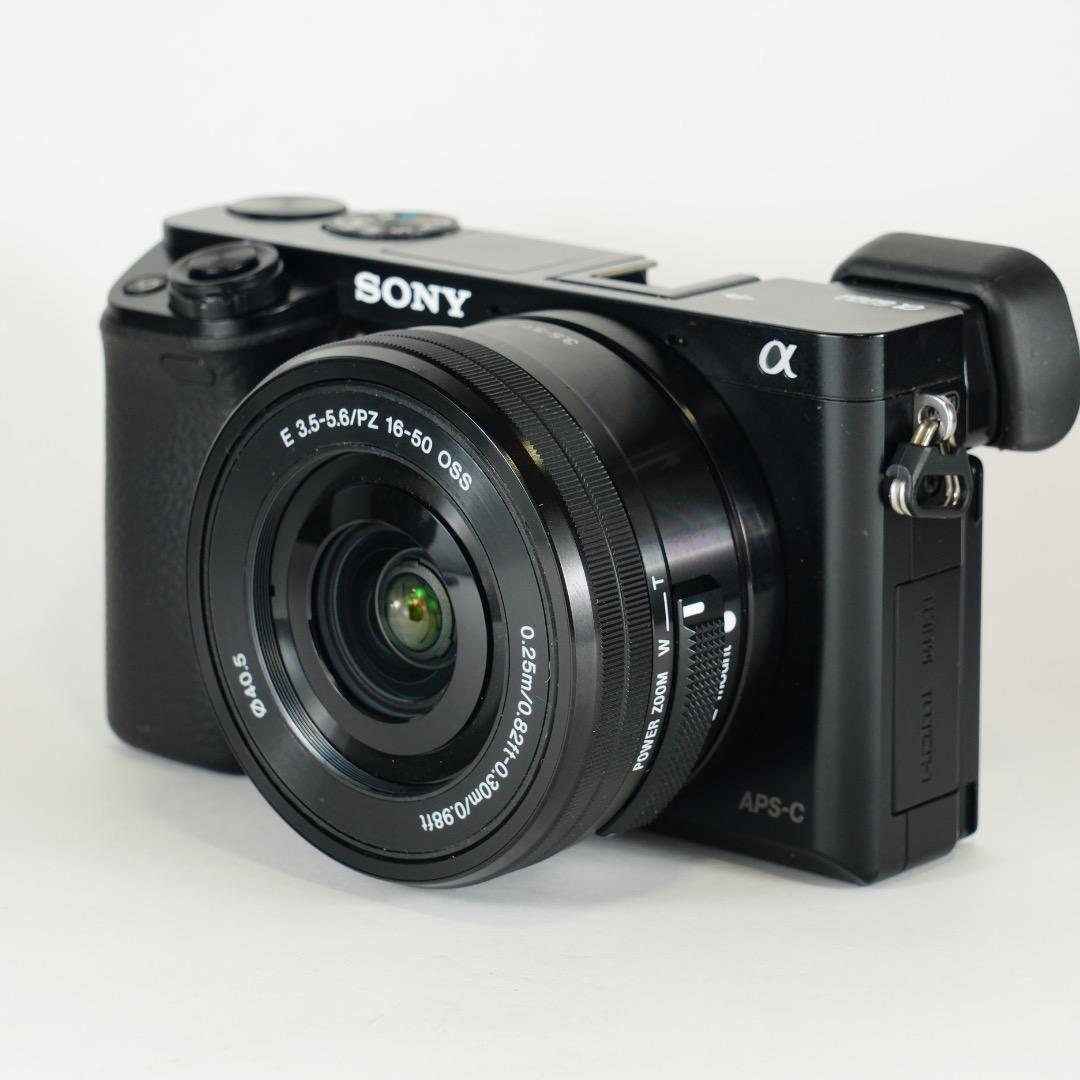 【レザーケース付】SONY ミラーレス α6000 ILCE-6000L 黒