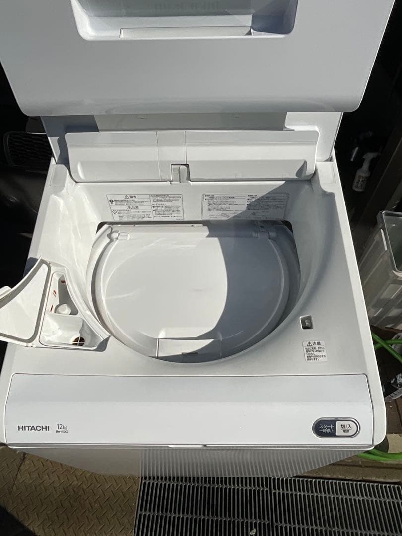 【分解洗浄済み】　日立全自動洗濯乾燥機　ビートウォッシュ BW-X120E