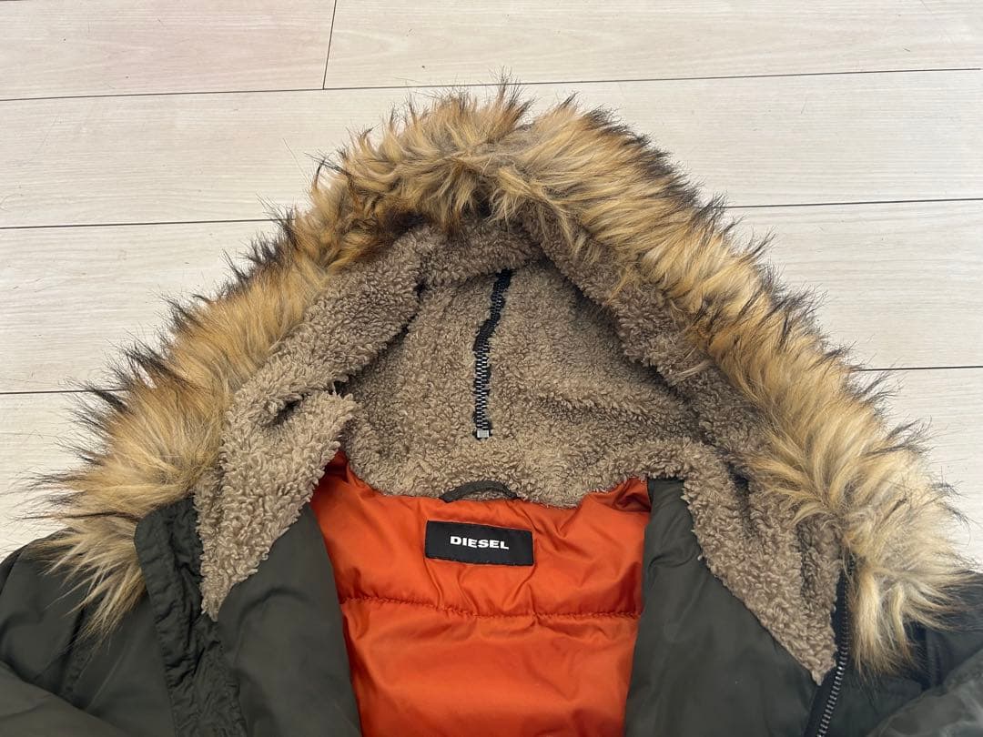 DIESEL N-2Bダウン MA-1 ミリタリーフライトジャケット/Ｌ