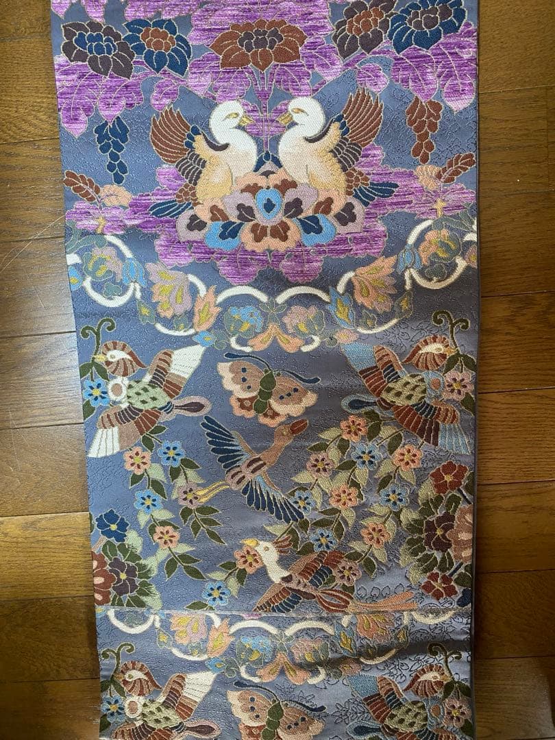 白綾苑大庭の袋帯　♡断捨離中！
