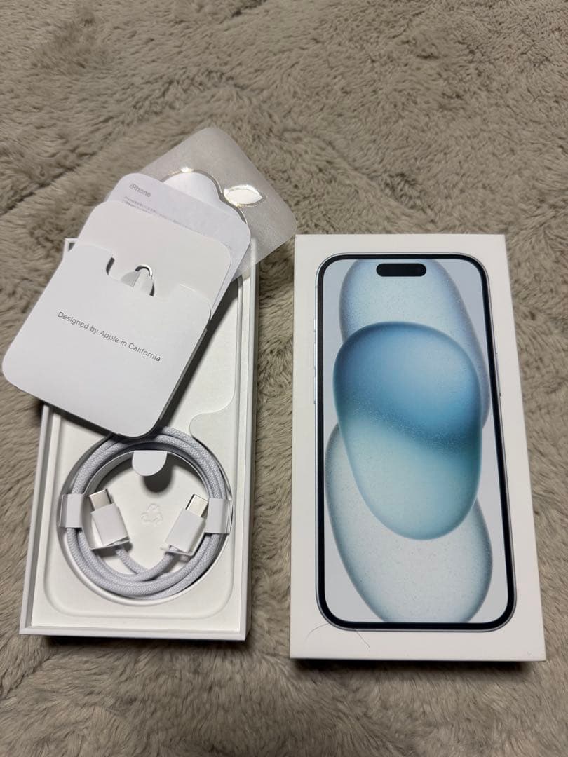 【超美品・早い者勝ち】 iPhone 15 本体 ブルー 128 GB