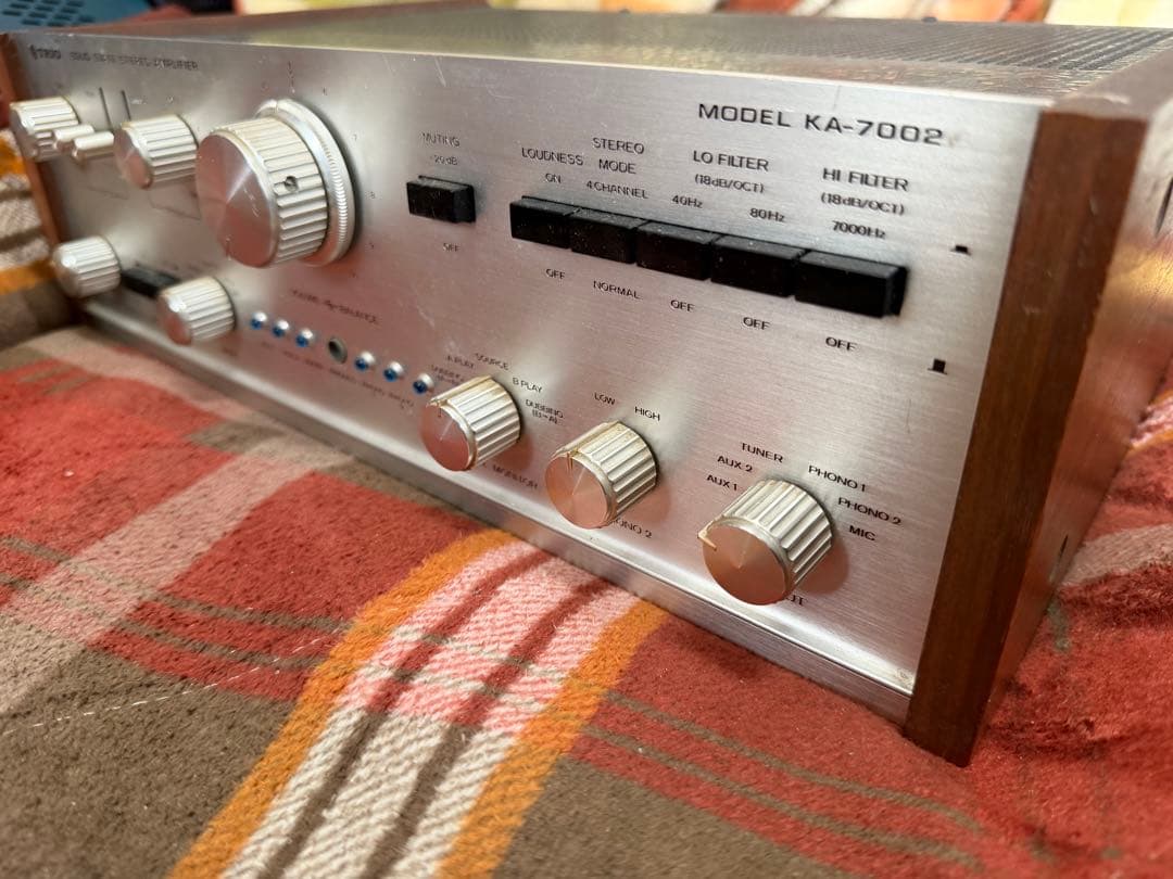 ジャンク品　トリオ　ka-7002 プリメインアンプ