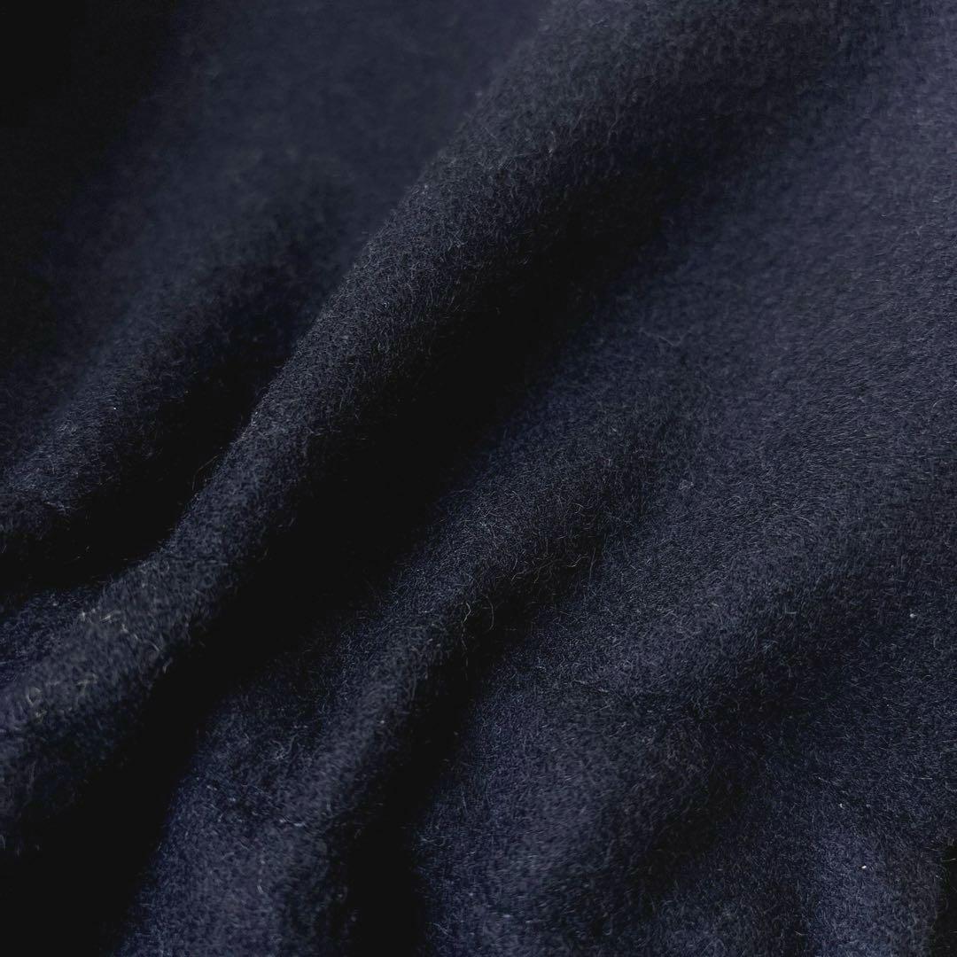 イザベルマラン オーバーサイズ フーデッドウールメルトン リバーハーフコート 黒