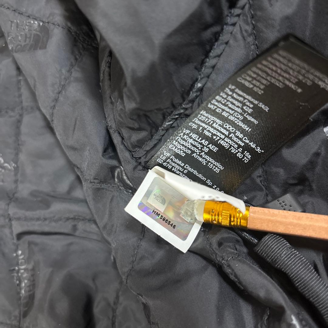 ⑫ THE NORTHFACE STEEPTECH アウター 黒　ナイロン