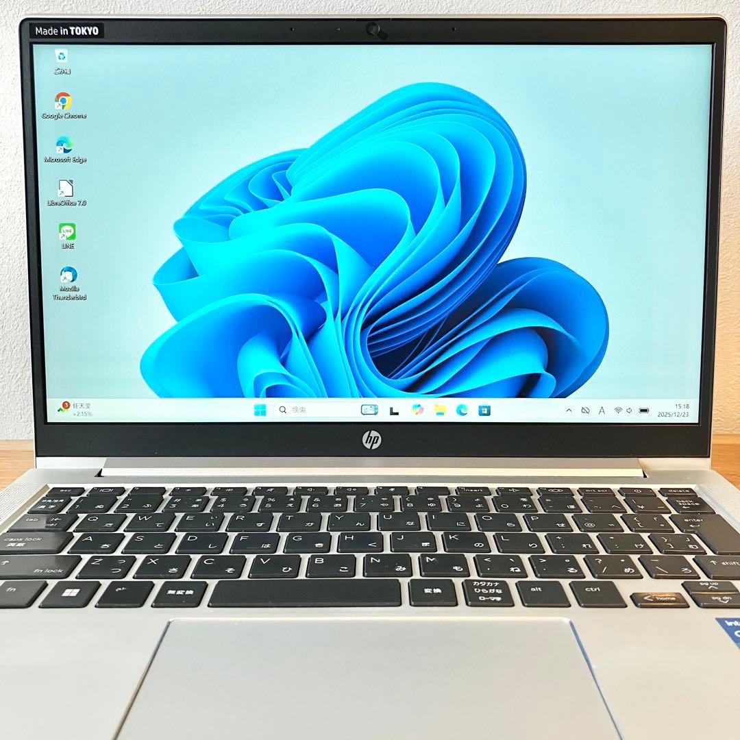 16G/SSD/HP/カメラ/オフィス付き/Windows11/ノートパソコン