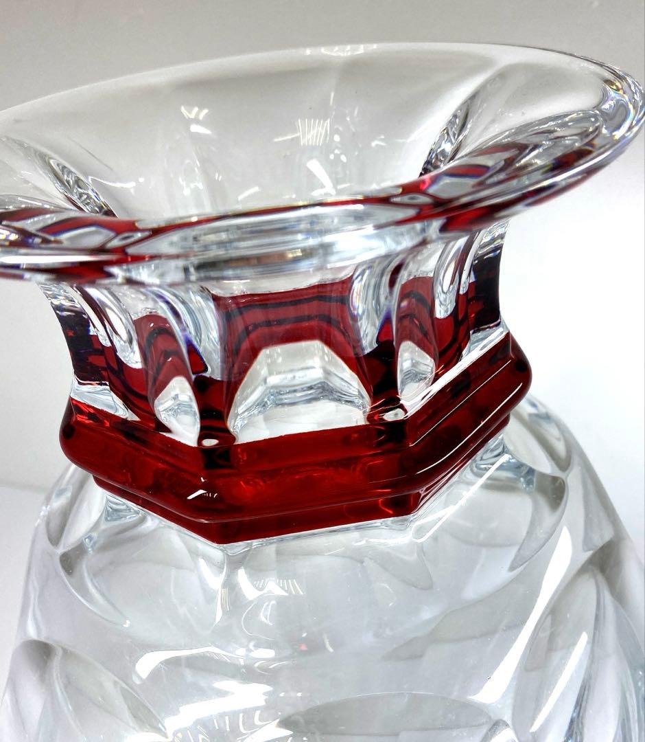 バカラ　バラスター　大花瓶　高さ約31㎝　東Y7-0227☆2Fトエコ