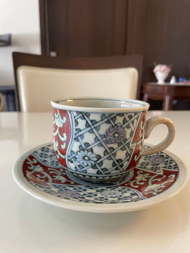 プリザーブドフラワー仏花　ソフトイエロー一基＆佐藤走波カップ&ソーサーおまとめ